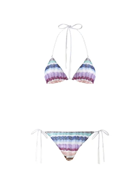 Missoni bikini tejido en zigzag