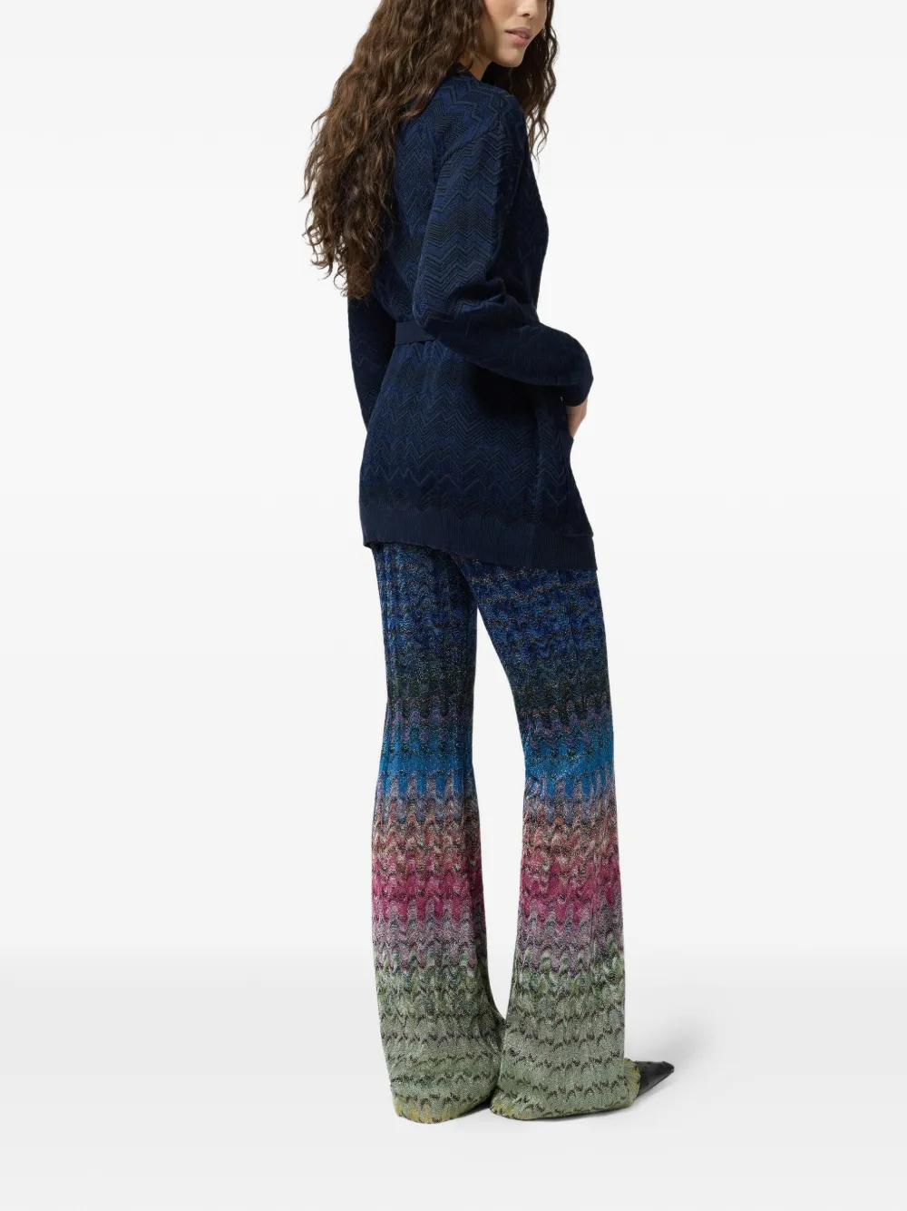 Missoni Flared broek Blauw