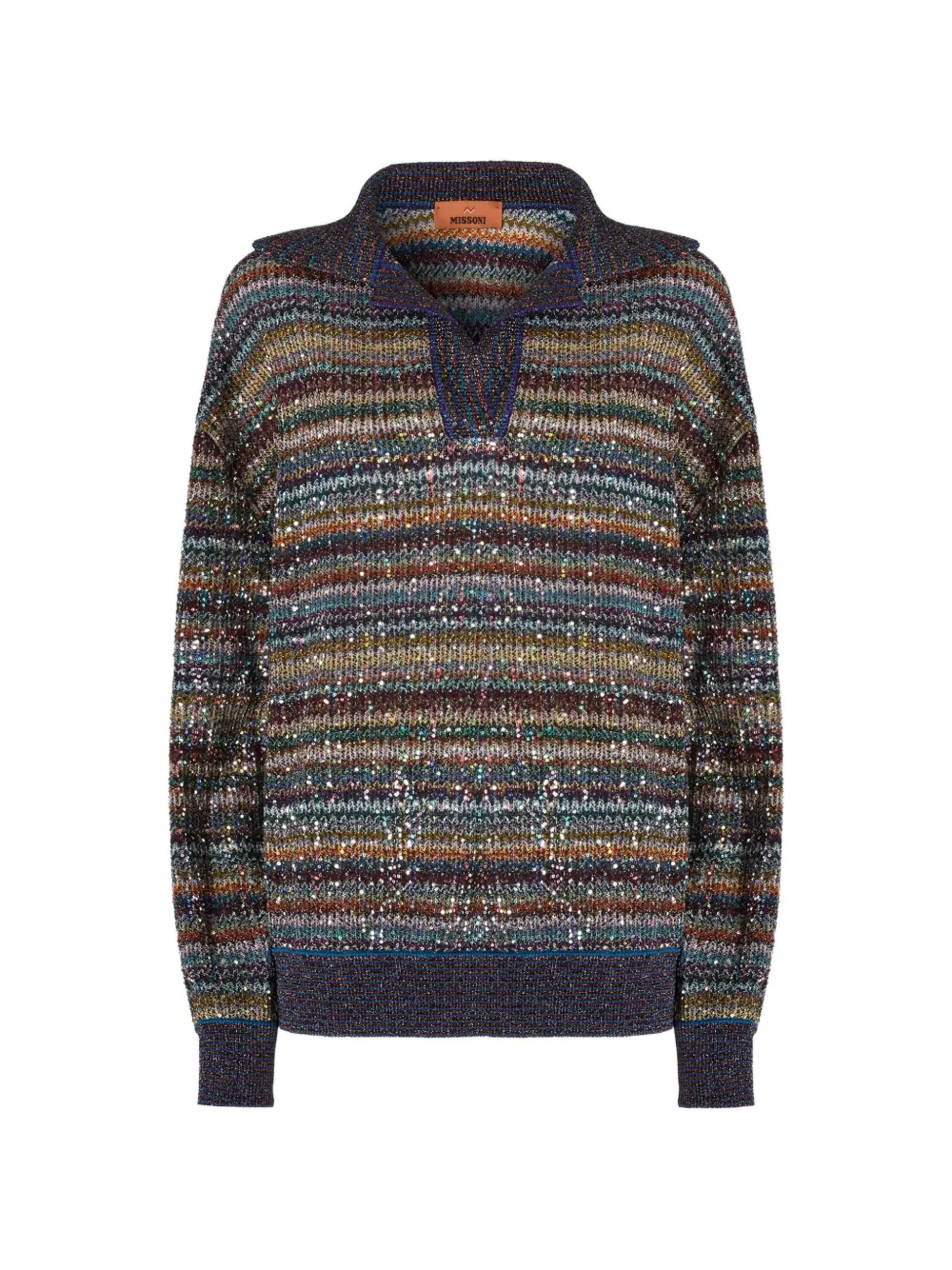 Missoni Pullover mit Pailletten - Blau