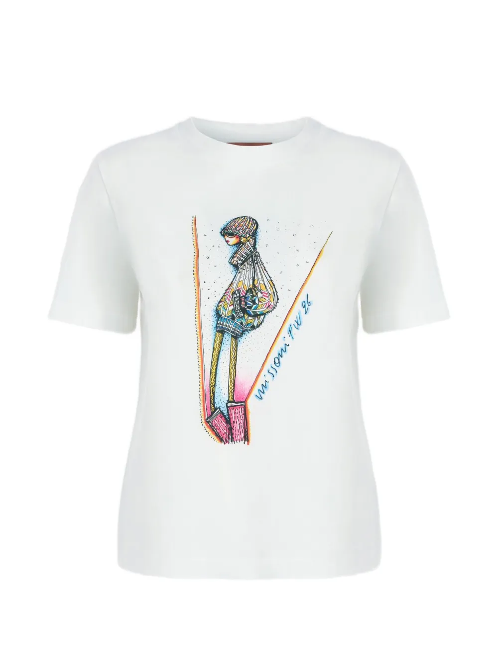Missoni graphic-print T-shirt - Bianco