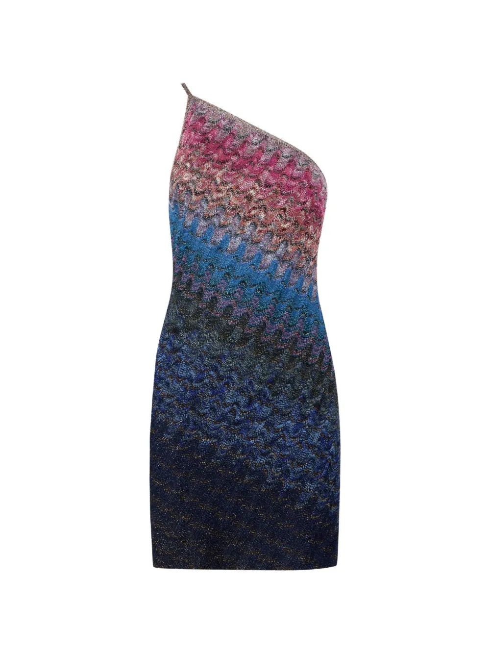 Missoni Abito lungo monospalla - Blu