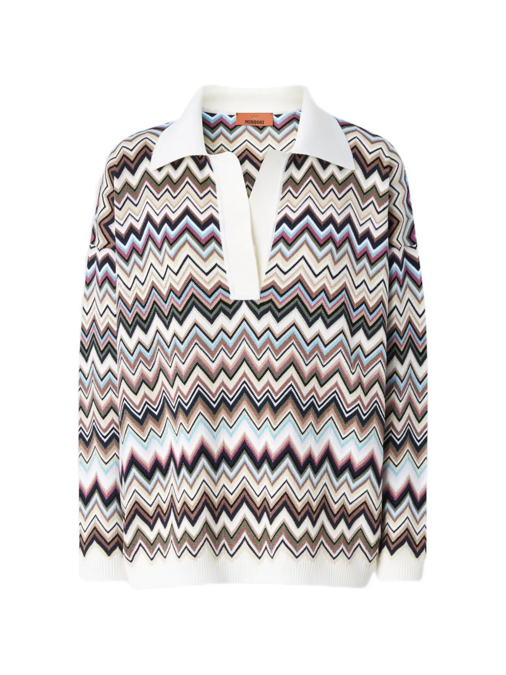 Missoni Pullover mit Zickzackmuster - Weiß