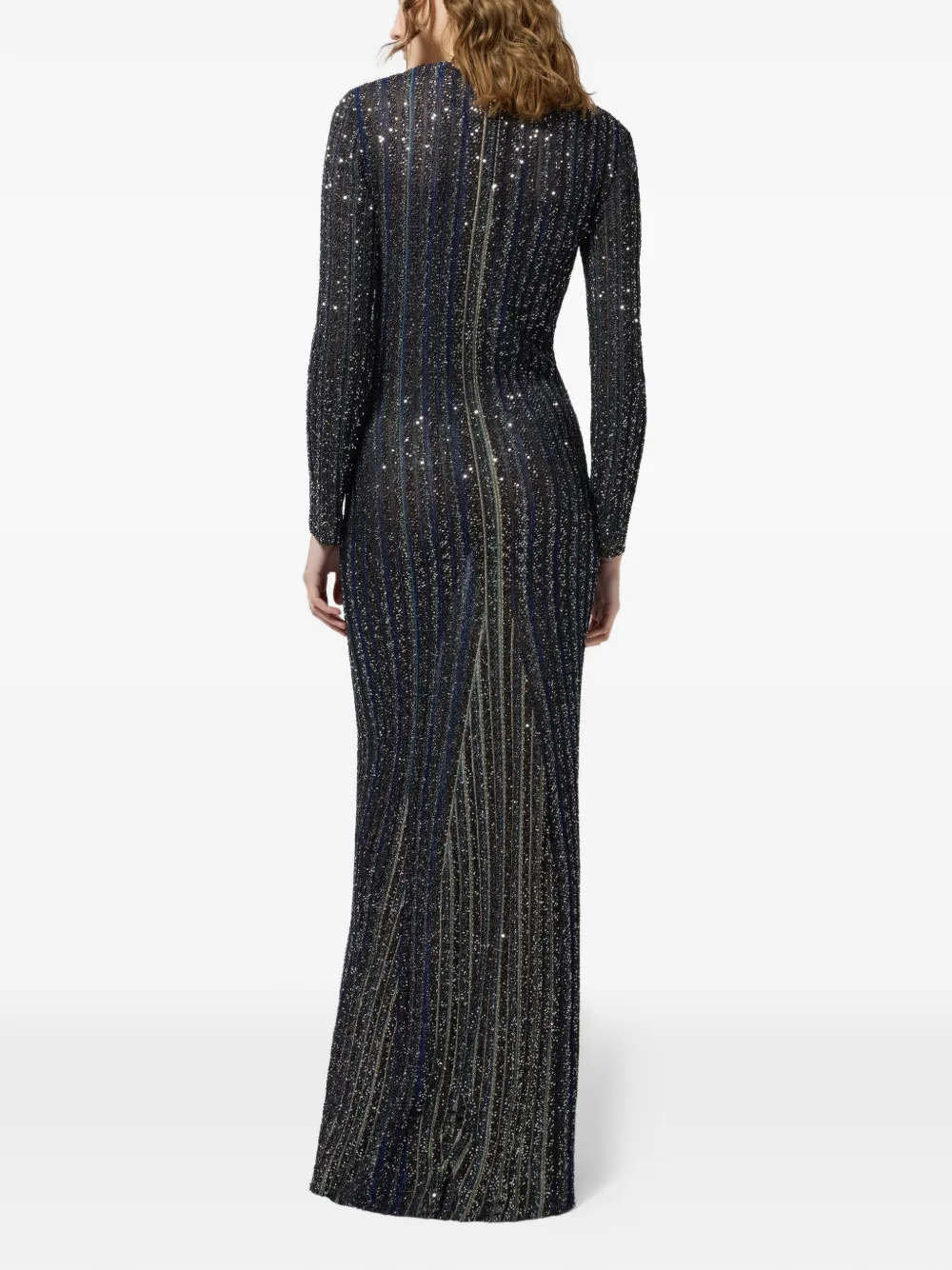 Missoni Maxi-jurk verfraaid met pailletten Zwart