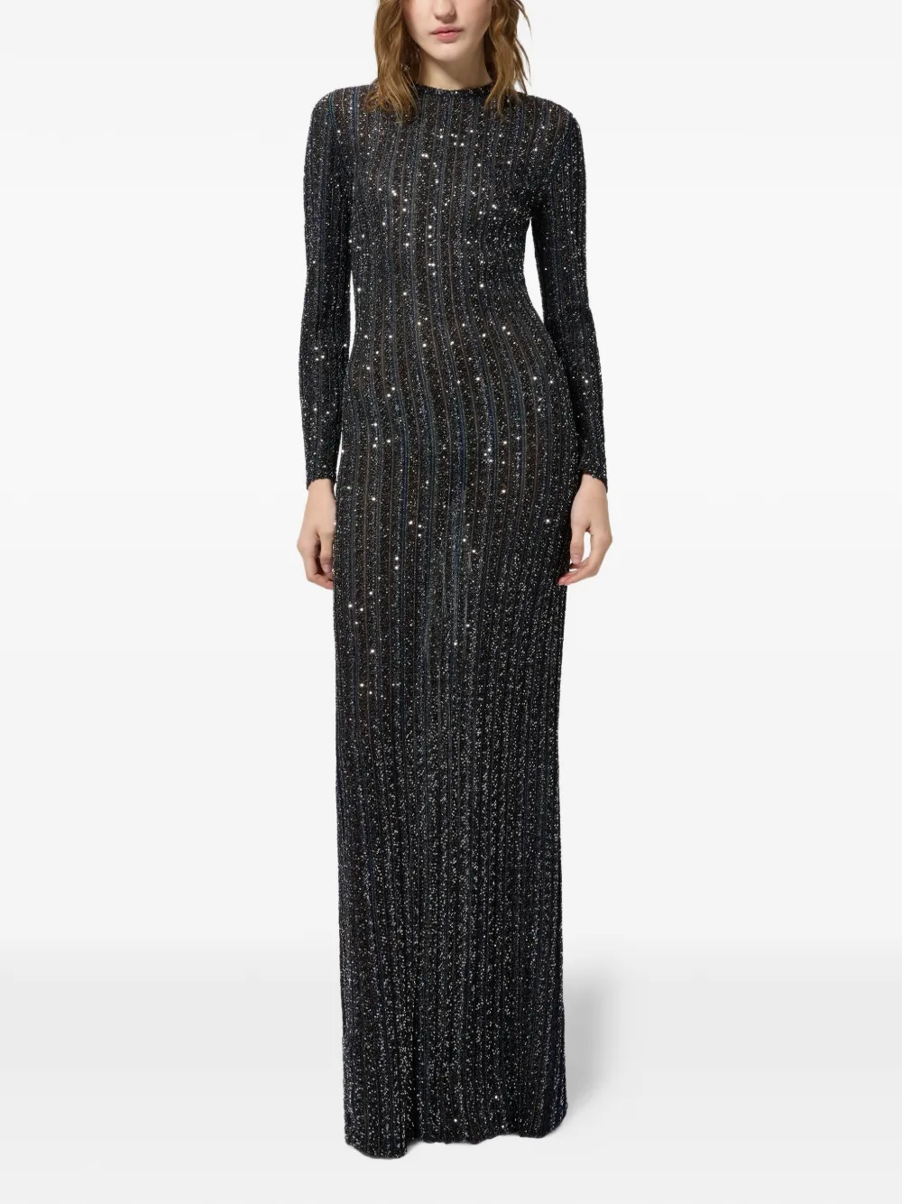Missoni Maxi-jurk verfraaid met pailletten Zwart