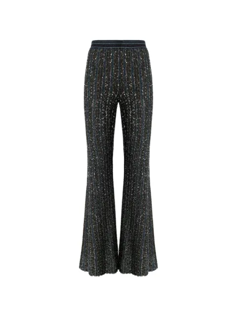 Missoni sequin-embellished striped trousers