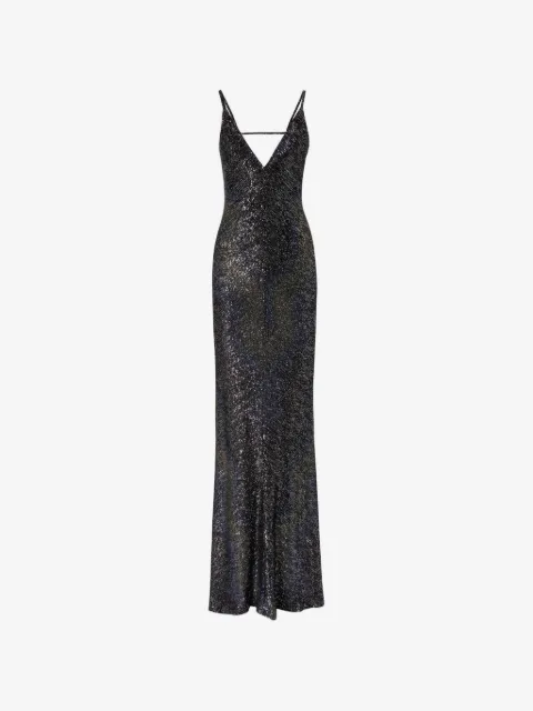Missoni Abito lungo con paillettes dégradé