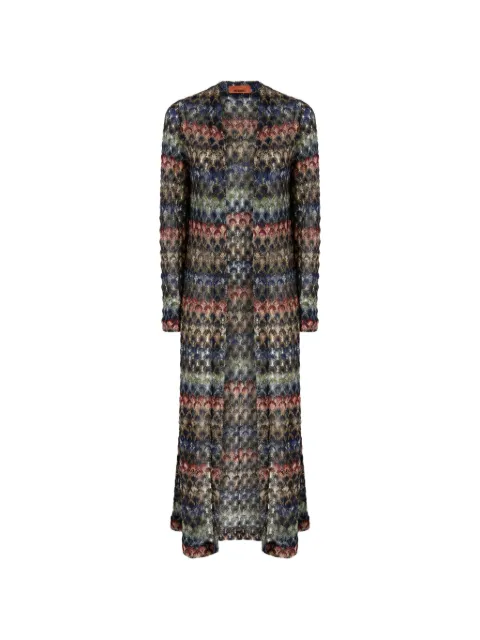 Missoni Viscose lamé vest met kanten patroon