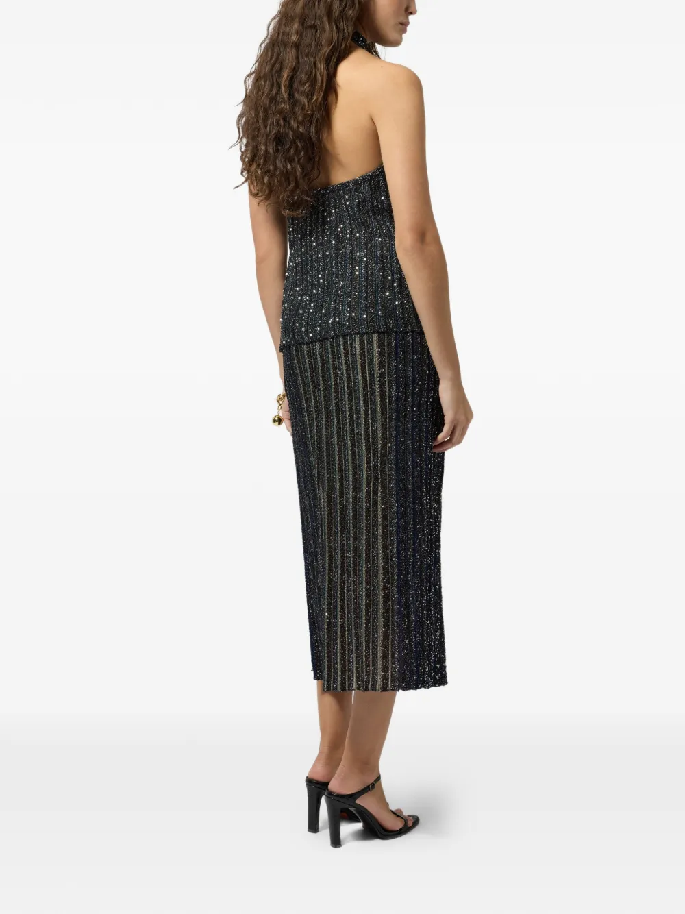 Missoni Top met pailletten Blauw