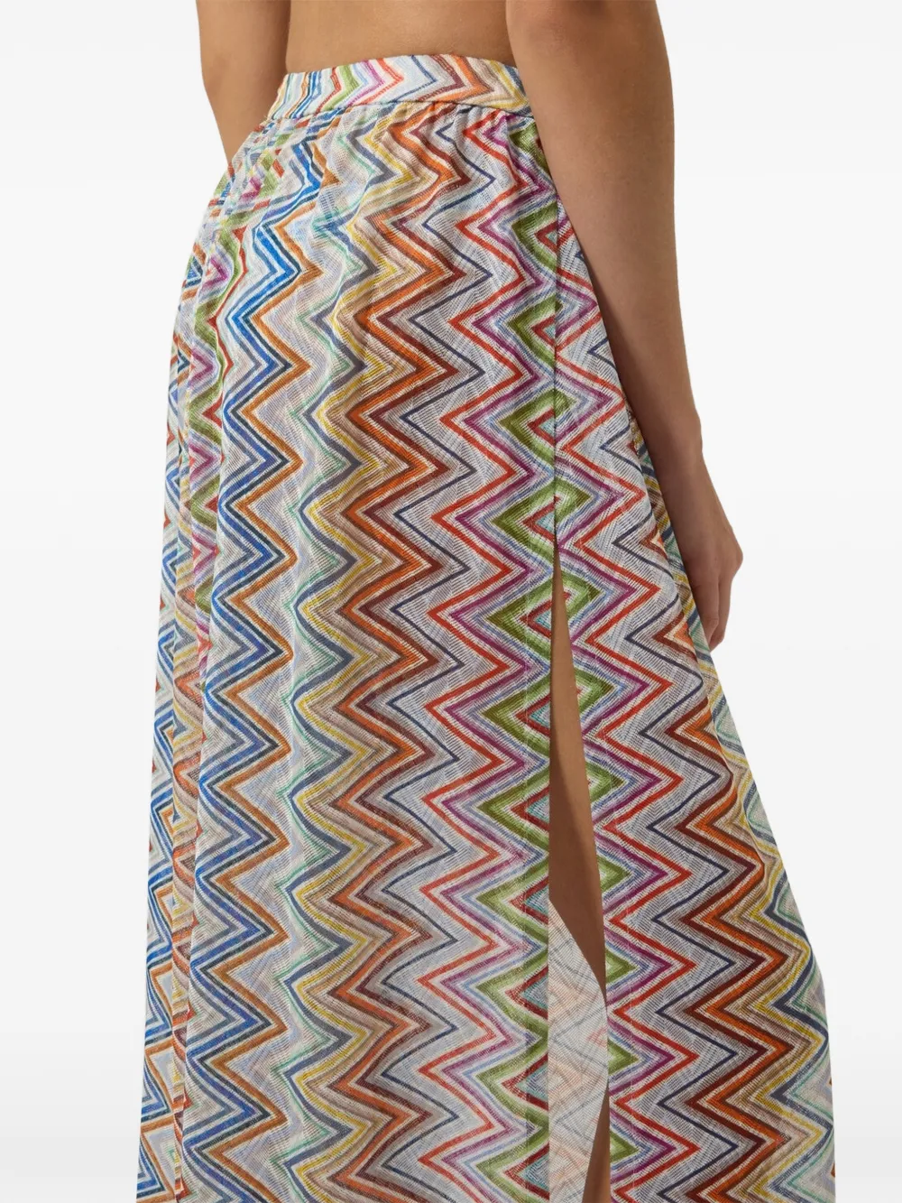 Missoni Broek met zigzagpatroon Wit