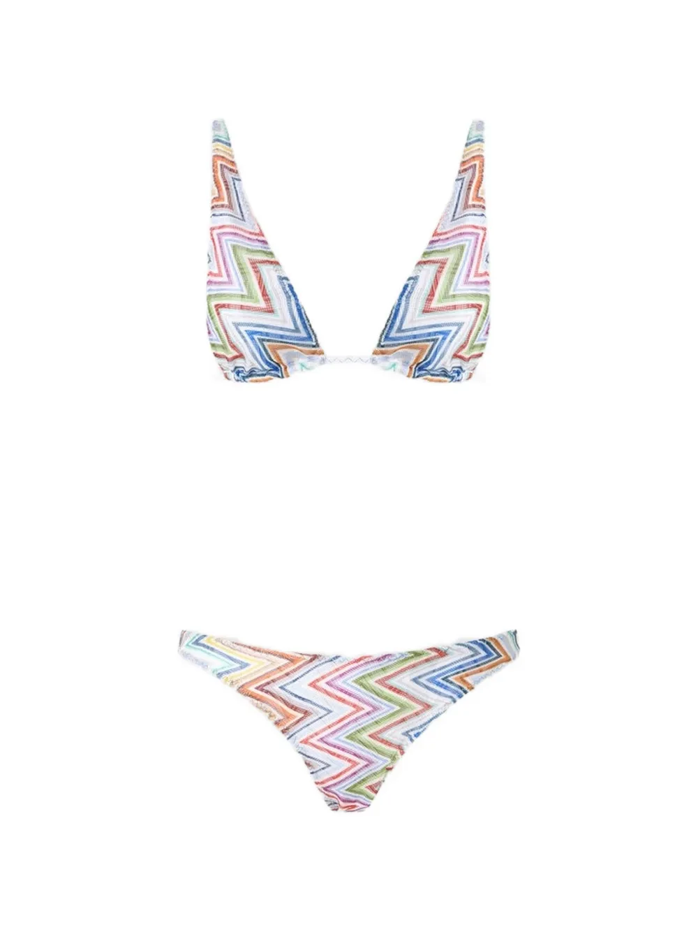 Missoni Bikini met zigzag-patroon Wit