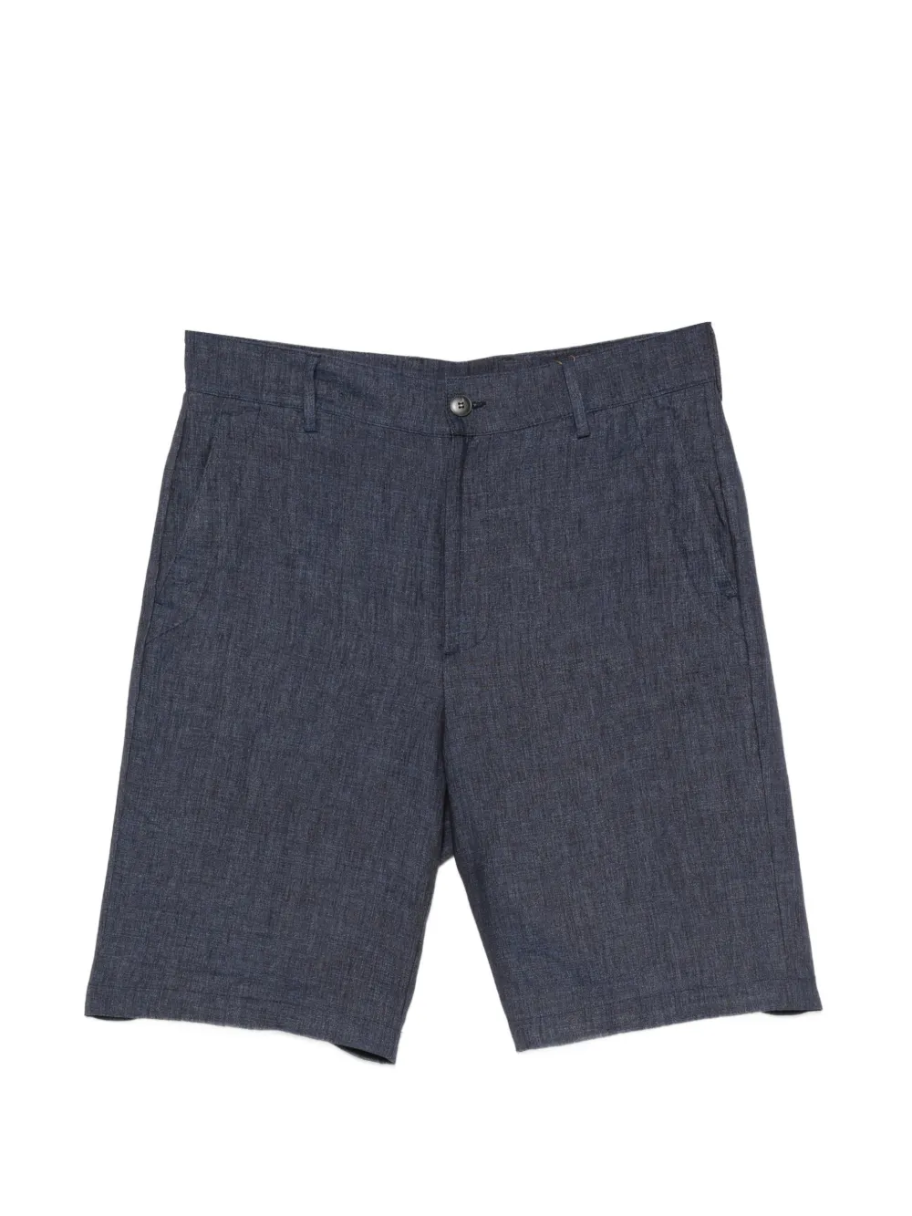 Canali linen shorts - Blu