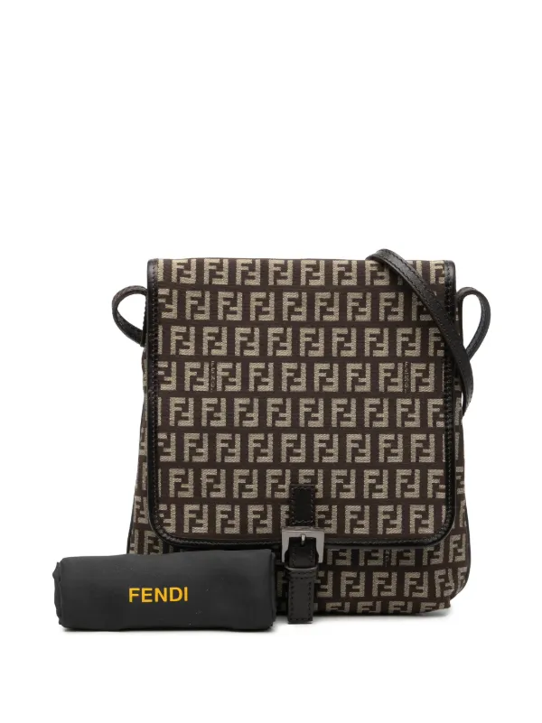Fendi Pre-Owned 2000-2010 ズッキーノ キャンバス ショルダーバッグ