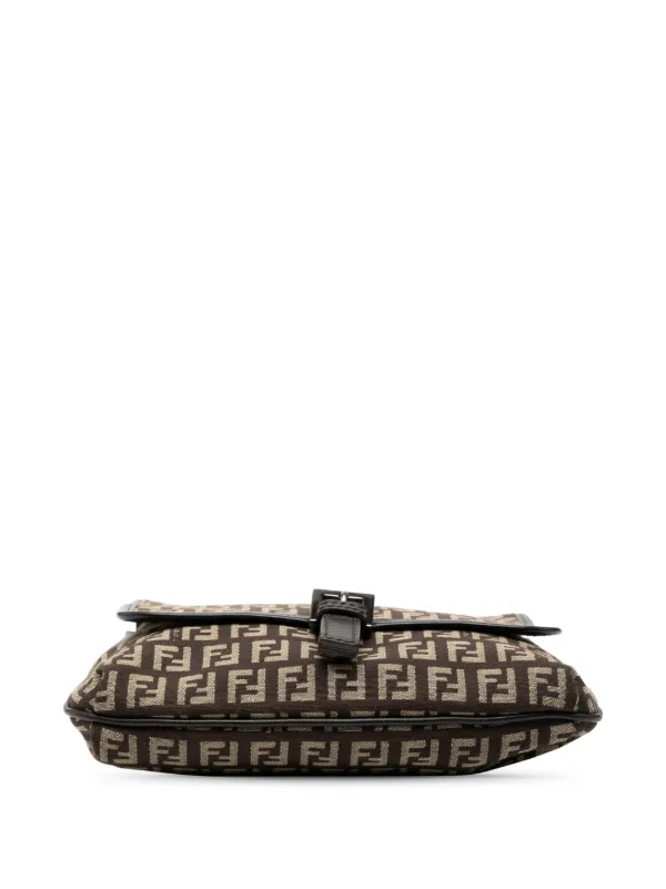 FENDI ハンドバッグ ズッカ　ズッキーノ　キャンバス　ショルダーバッグ Fendi Pre-Owned 2000-2010 ズッキーノ キャンバス ショルダーバッグ