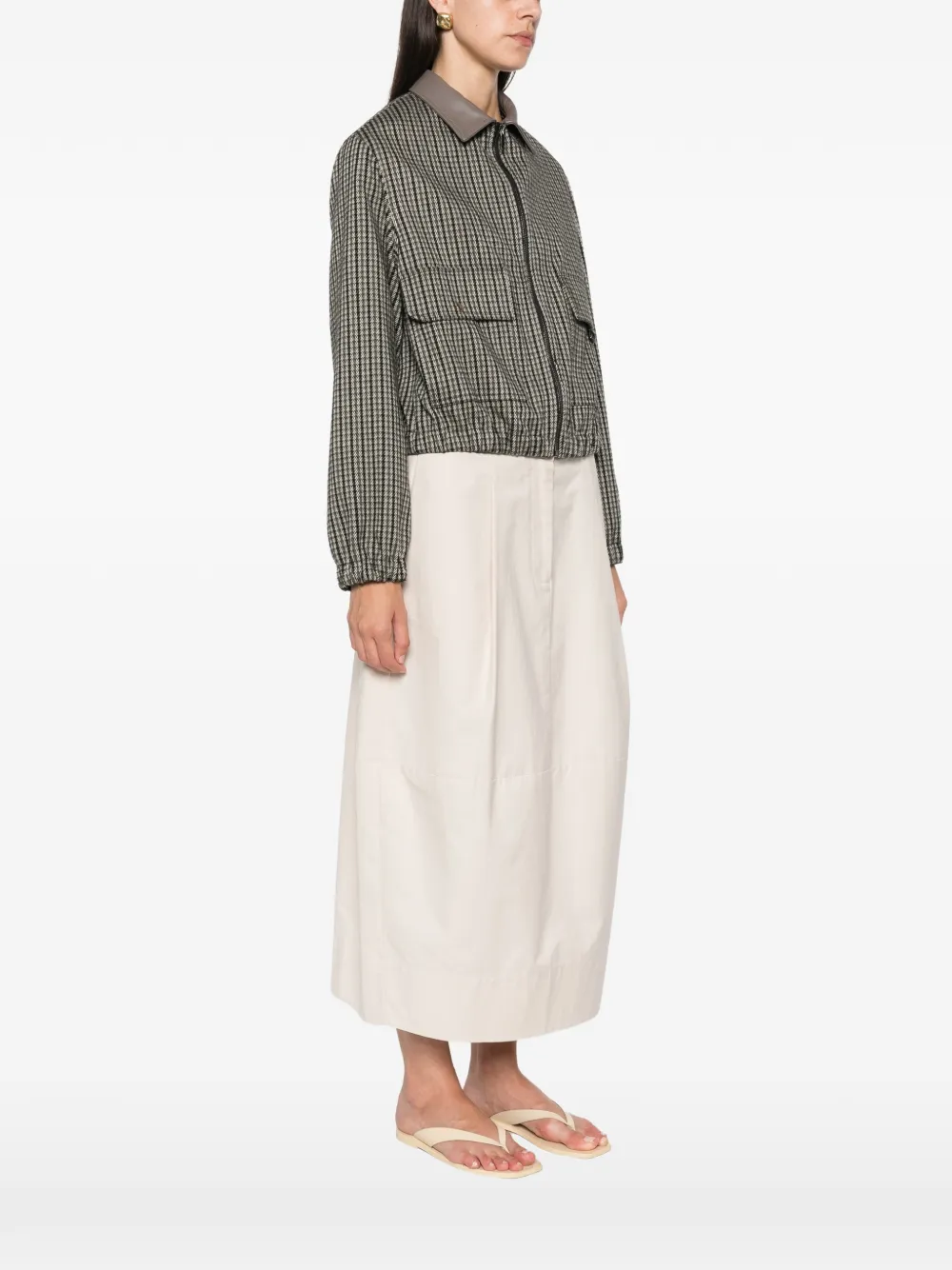 Fabiana Filippi Geruit jack Beige