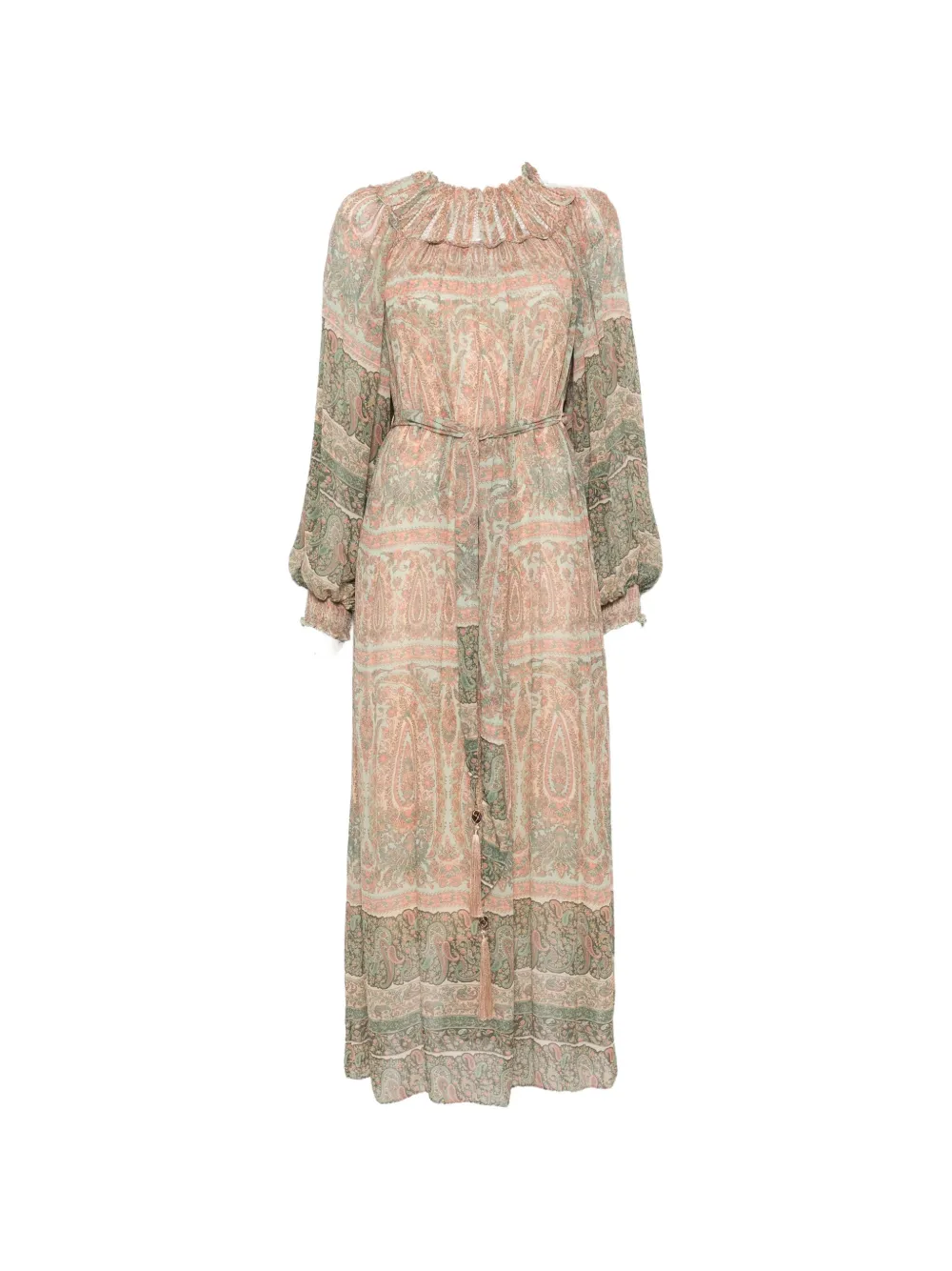 ZIMMERMANN Momentum Rouleau Billow paisley-print maxi dress