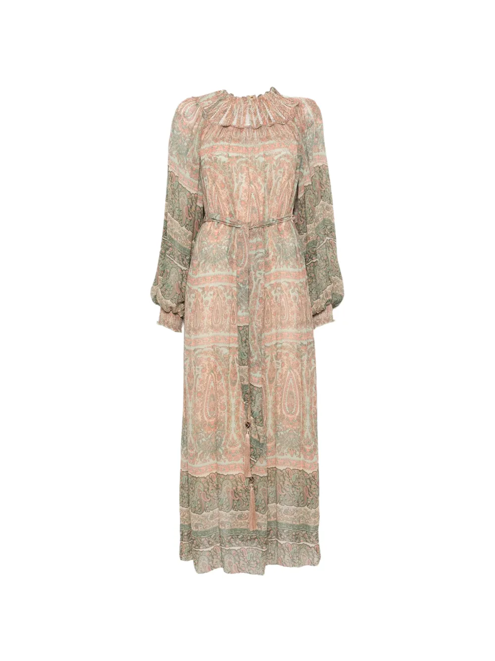 ZIMMERMANN Momentum Rouleau Billow paisley-print maxi dress