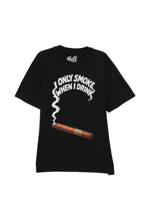 Melt graphic-printed T-shirt