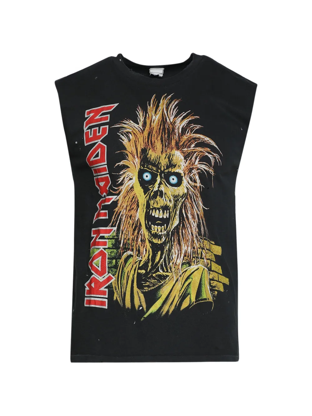 MadeWorn Iron Maiden Cut Off tank top - Nero