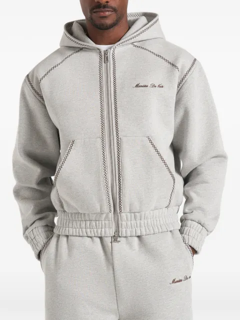 Manière De Voir Ollie zip-up hoodie
