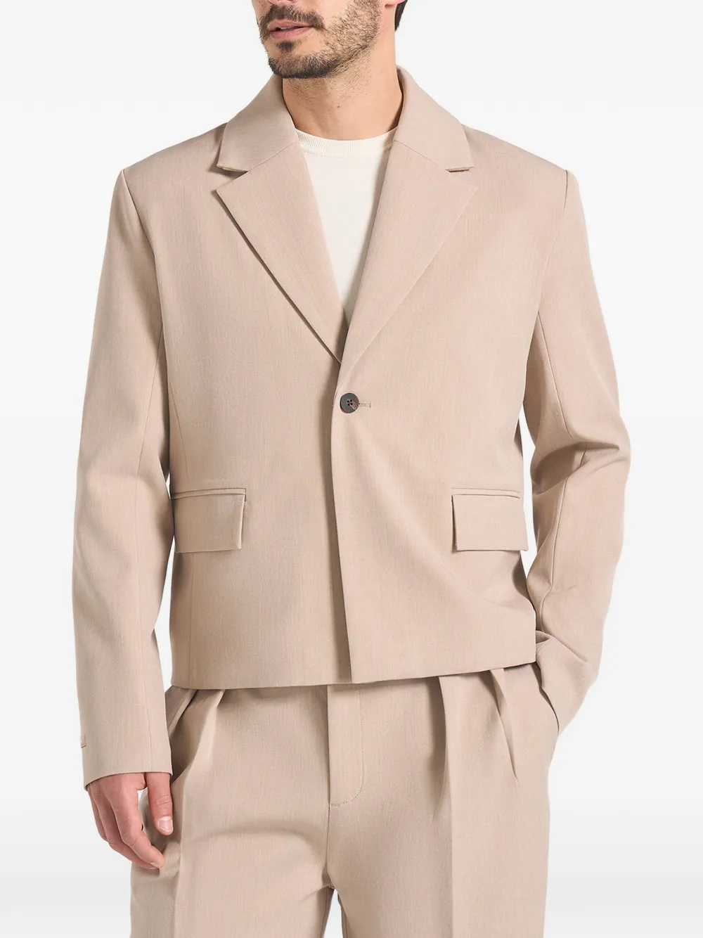 Manière De Voir Silas pocket blazer - Toni neutri