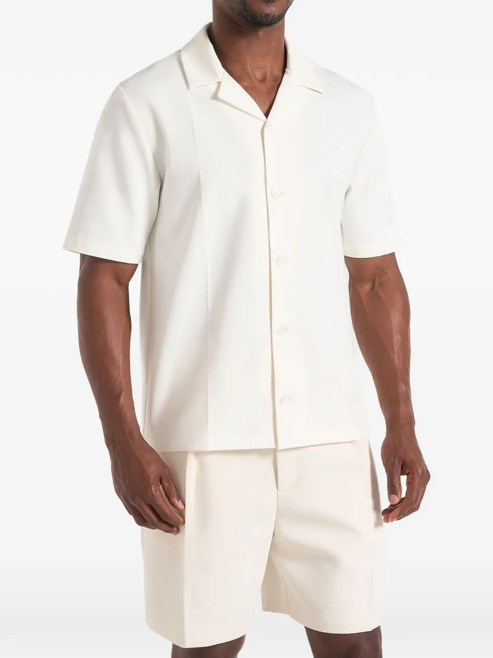 Manière De Voir Felix crease-detail shirt - Bianco