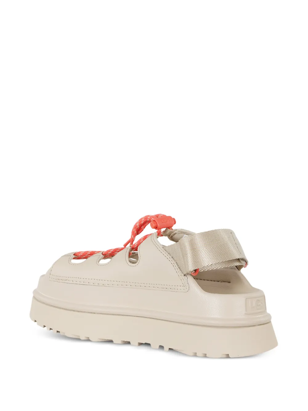 UGG Slingback sandalen met houtje touwtje sluiting Beige
