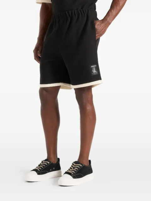 Manière De Voir Reuben crochet-knit Reuben shorts