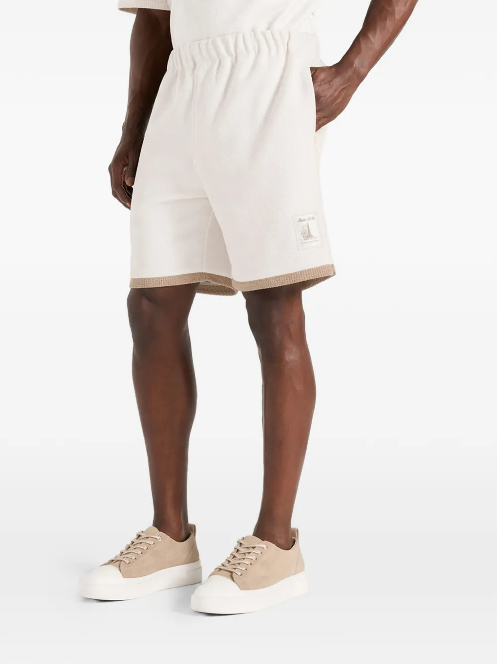 Manière De Voir Reuben crochet-knit Reuben shorts - Toni neutri