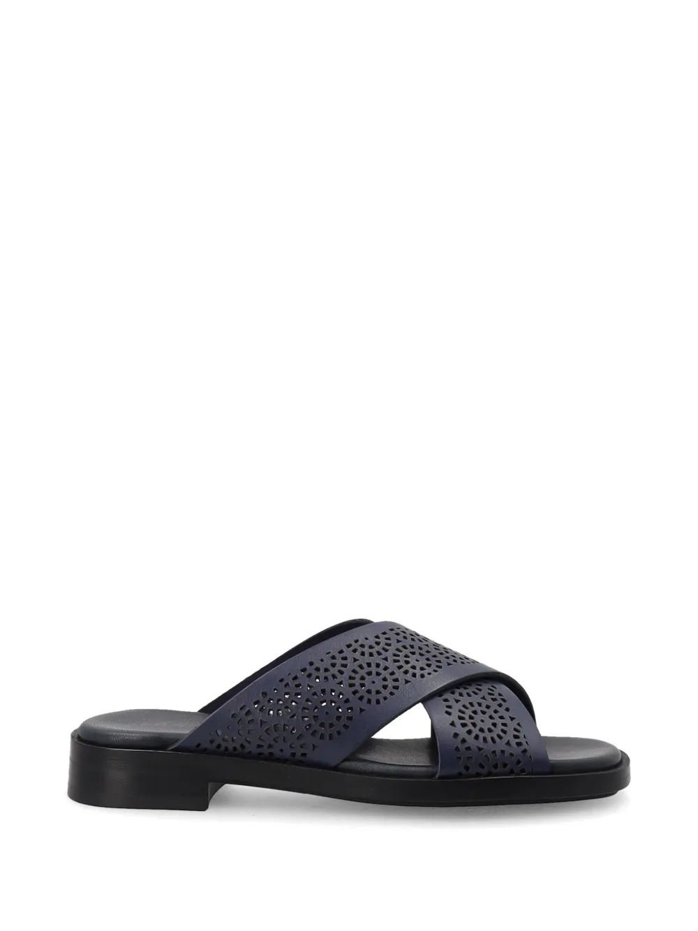 FRAU perforated crossover sandals - Blu