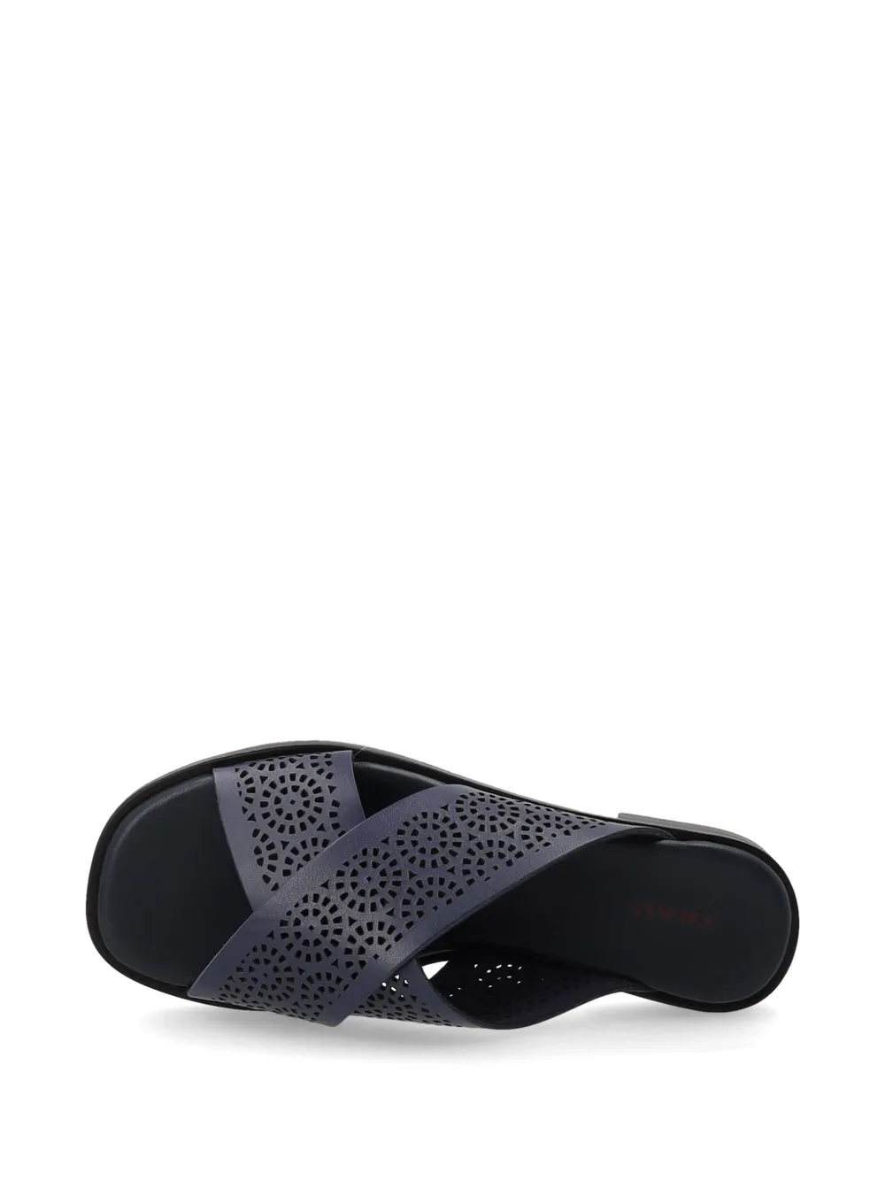 FRAU perforated crossover sandals Blauw