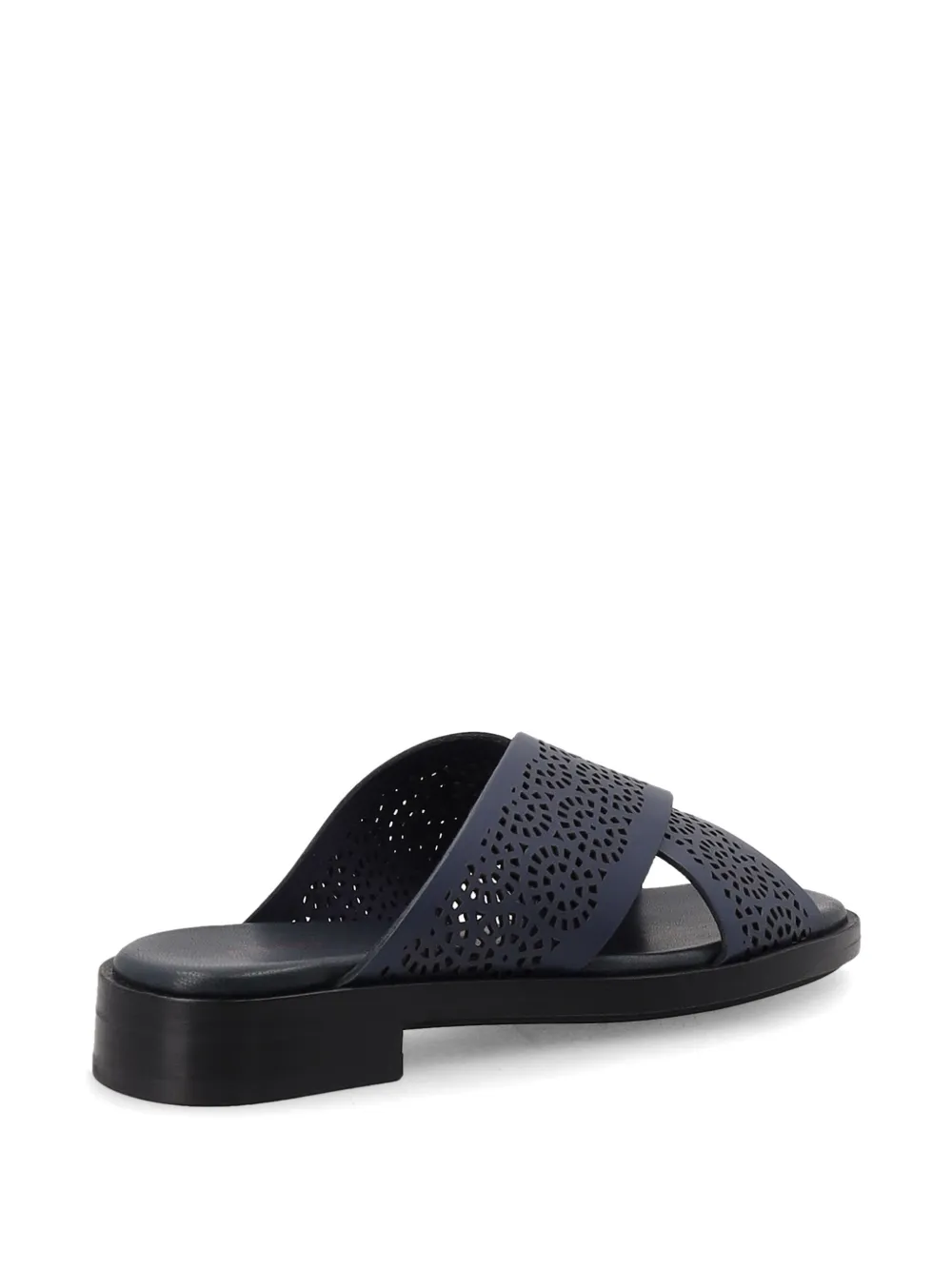 FRAU perforated crossover sandals Blauw