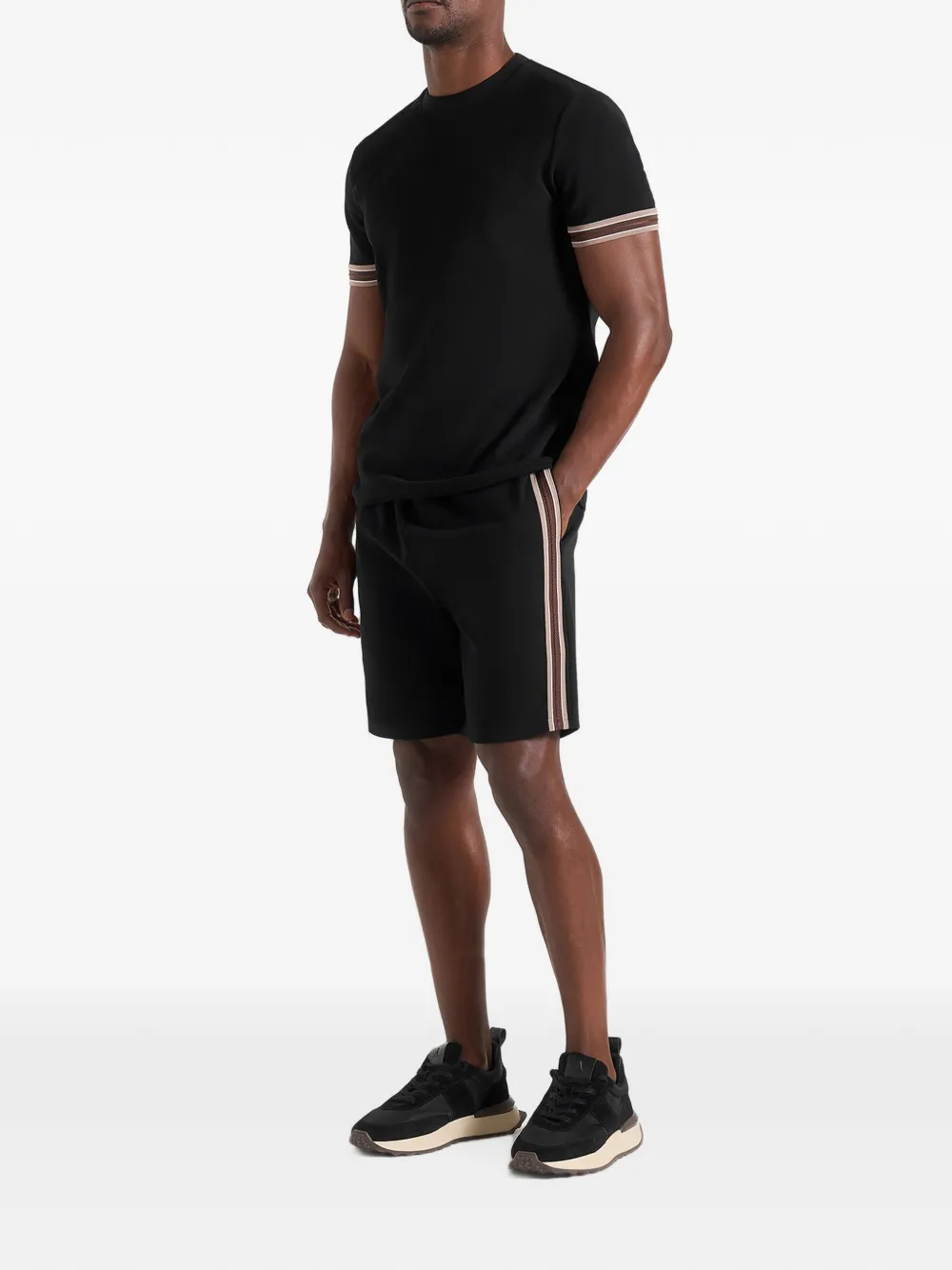 Manière De Voir Taylor katoenen shorts Zwart