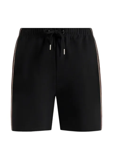 Manière De Voir Taylor taped cotton shorts