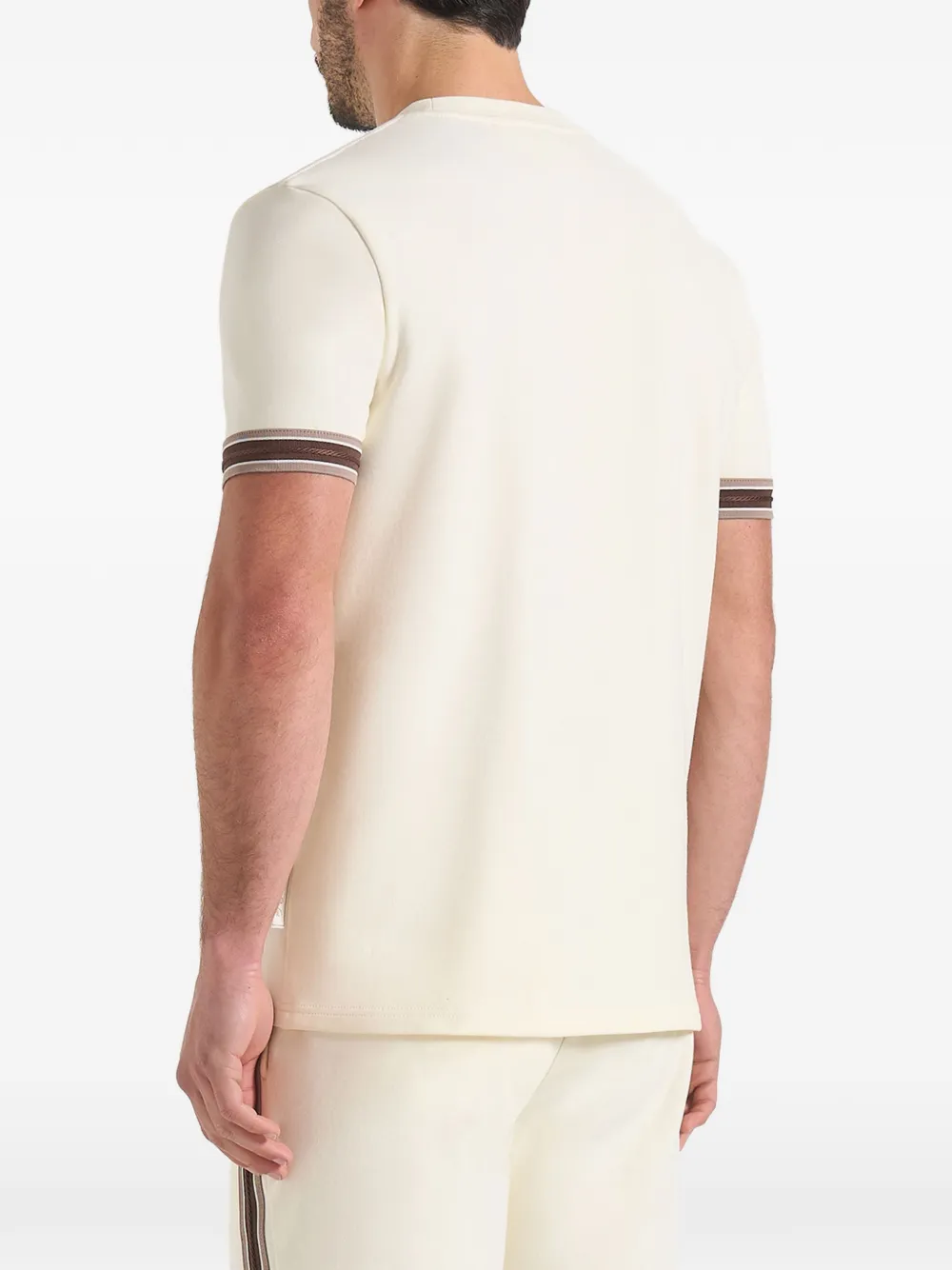 Manière De Voir Layton katoenen T-shirt Beige