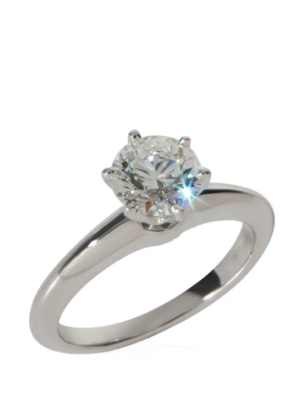 Tiffany & Co. Pre-Owned ダイヤモンド リング | シルバートーン 