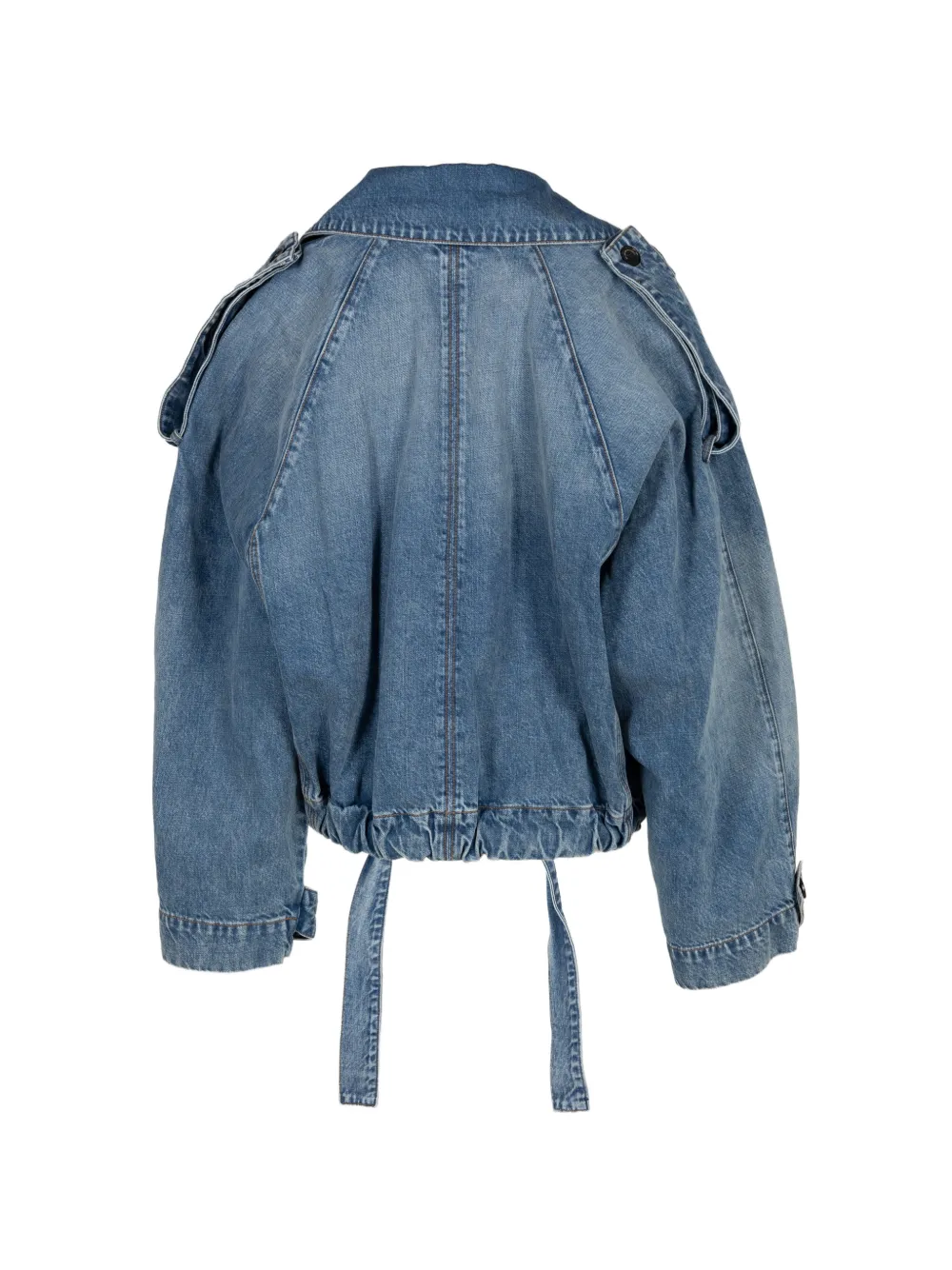  Brandon Maxwell Chaqueta Vaquera Regan - Azul 