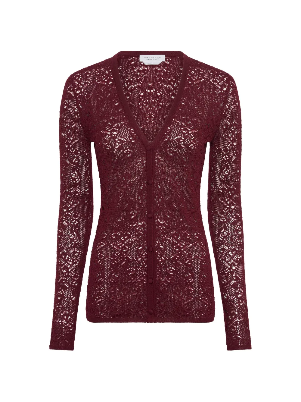 Gabriela Hearst Ultraris cardigan - Rosso