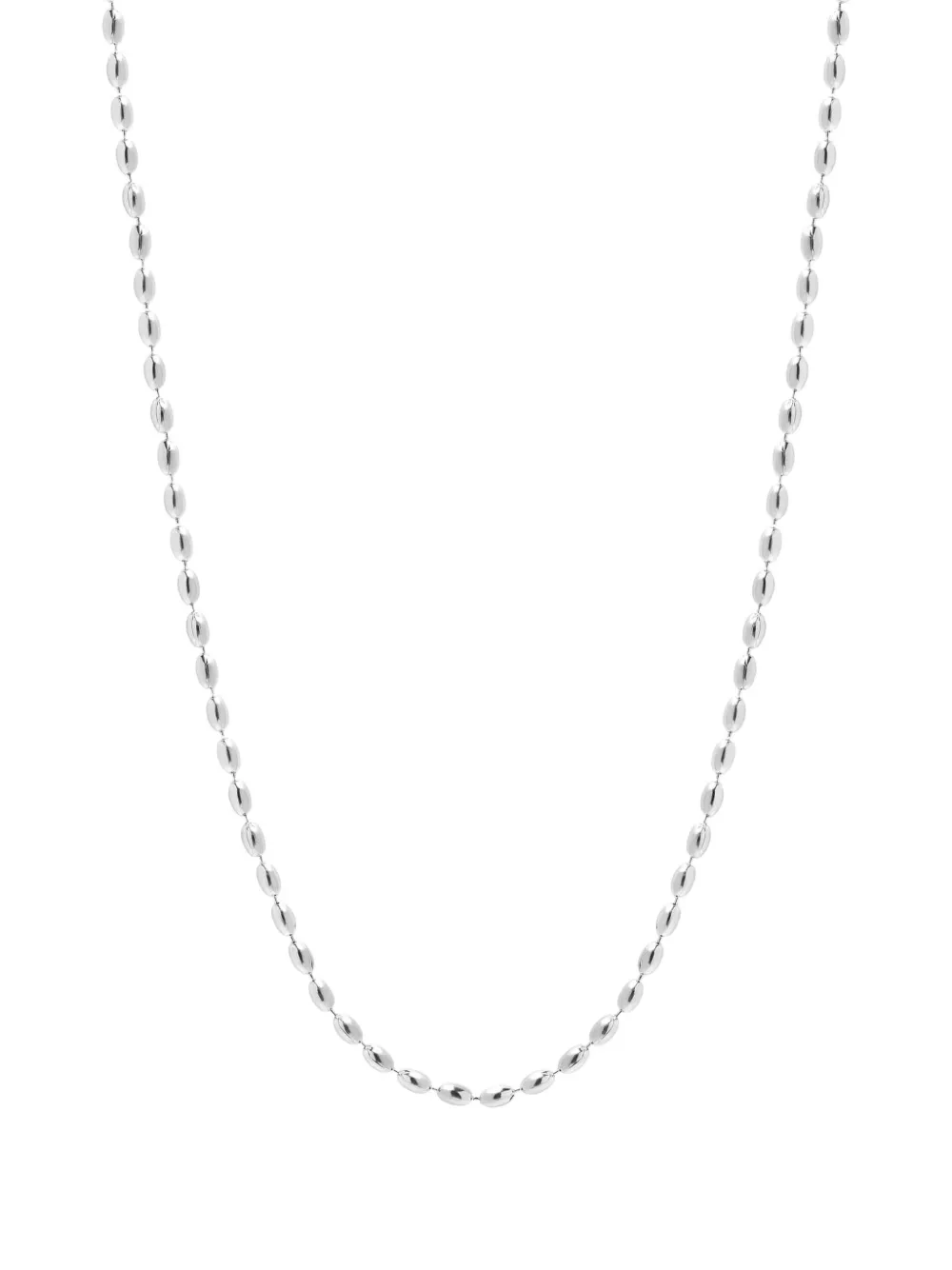 Nialaya Jewelry beaded-chain necklace - Argento