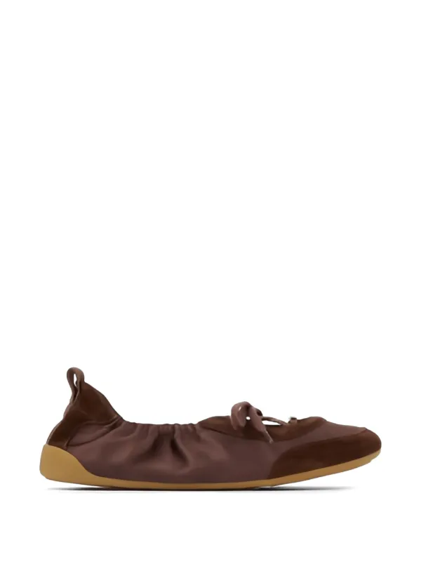 Chloé Chloé Kick Ballerina Sneakers in Brown