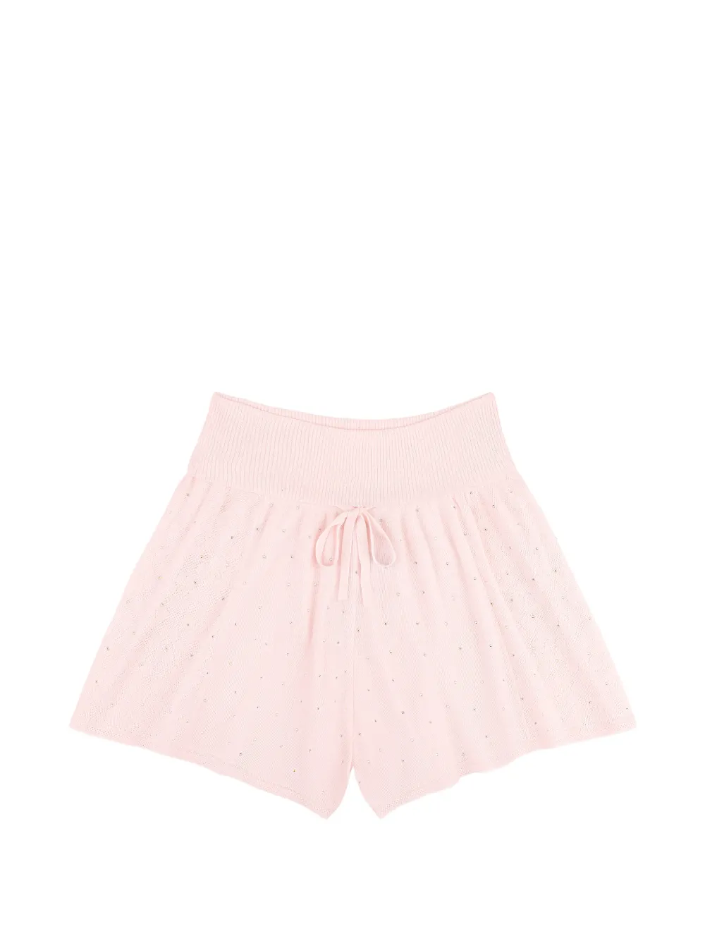 Area Crystal-embellished Shorts In Pink