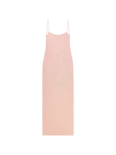 AREA crystal-embellished maxi dress