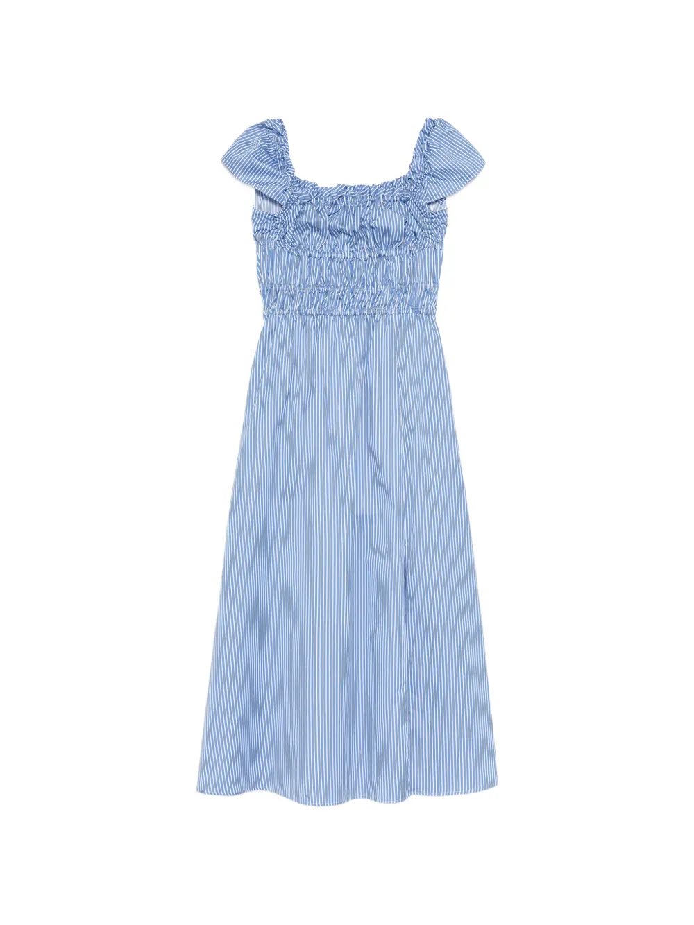 Altuzarra striped smocked dress - Blu