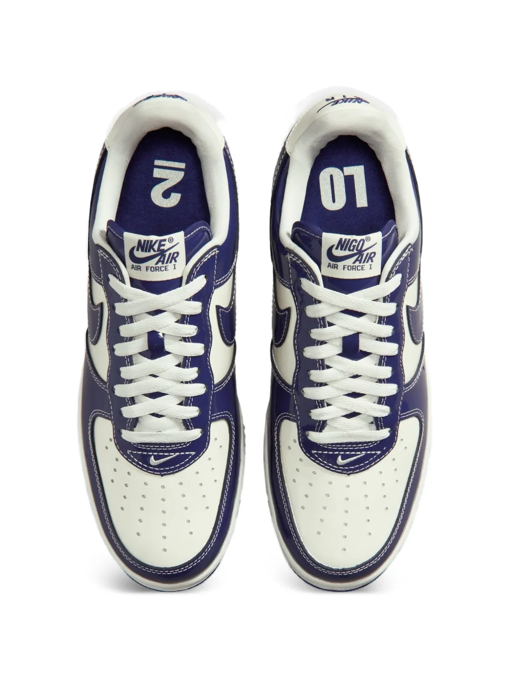 NIGO® × Nike Air Force 1 '01 Low Nike Air Force 1 NIGO Sneakers | Blue | FARFETCH