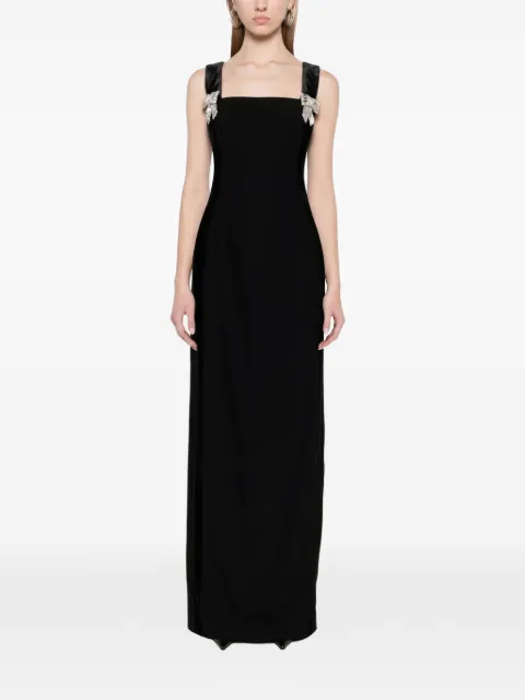 Dina Melwani crystal-embellished gown