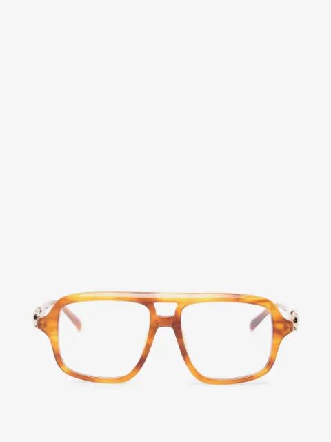 Gucci Eyewear Óculos de sol quadrado Horsebit