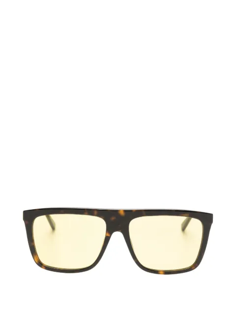 Saint Laurent Eyewear tortoiseshell-effect square-frame sunglasses