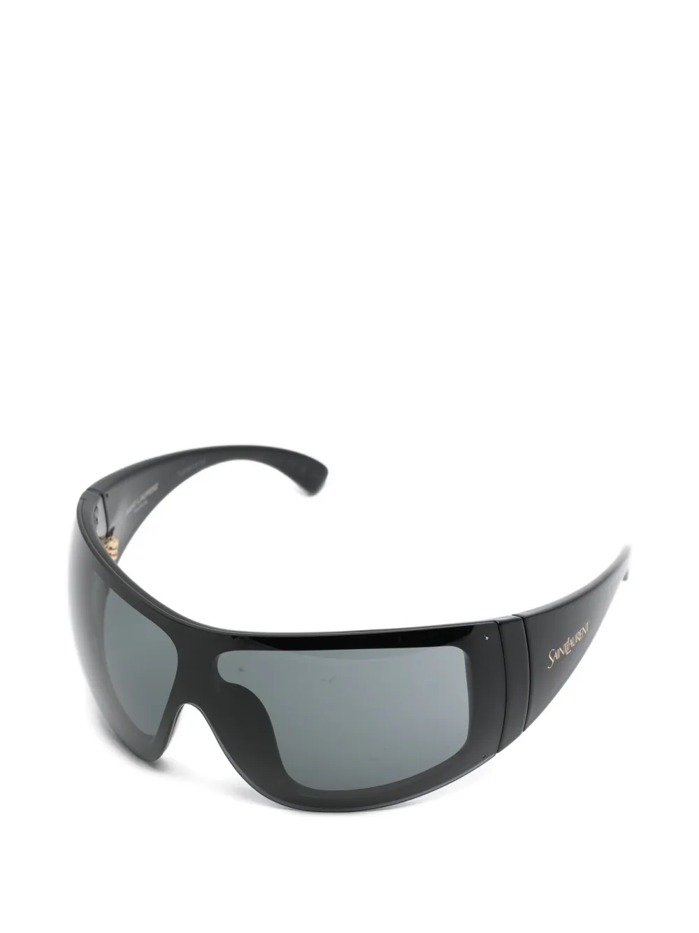 Saint Laurent Eyewear Zonnebril met geometrisch montuur Zwart