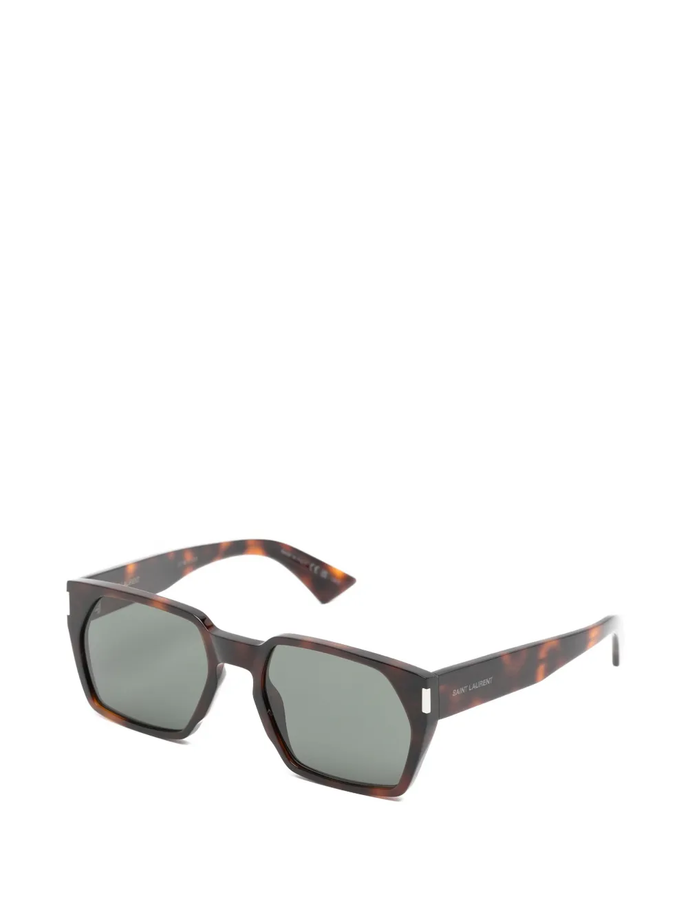 Saint Laurent Eyewear トータスシェル ジオメトリック サングラス