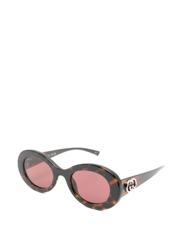 Gucci Eyewear インターロッキングG トータスシェル サングラス
