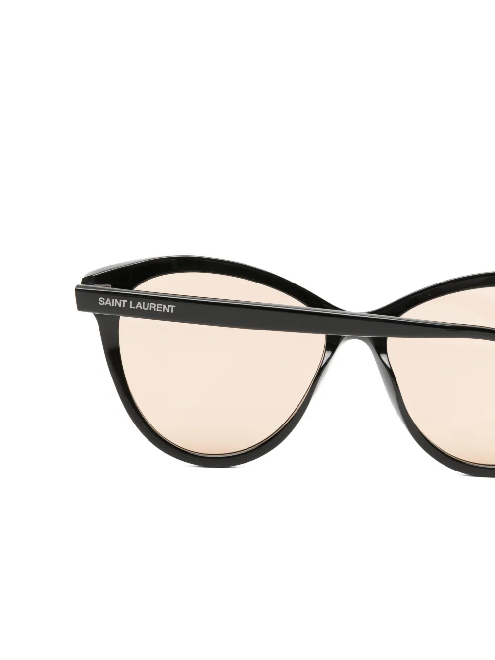Saint Laurent Eyewear Zonnebril met cat-eye montuur Zwart